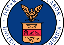 A picture of the department of labor seal.