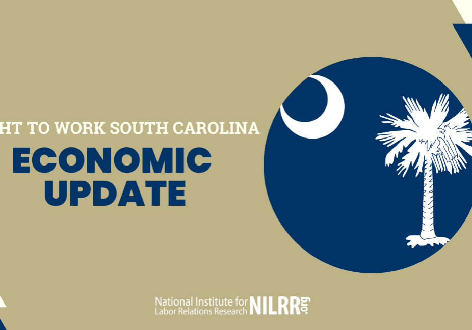 A blue moon and tree with the words " new york south carolina economic update ".
