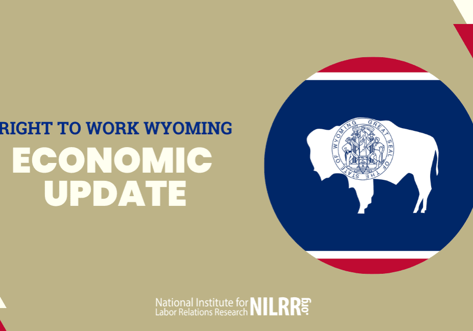 A brown background with the words " wyoming economic update ".
